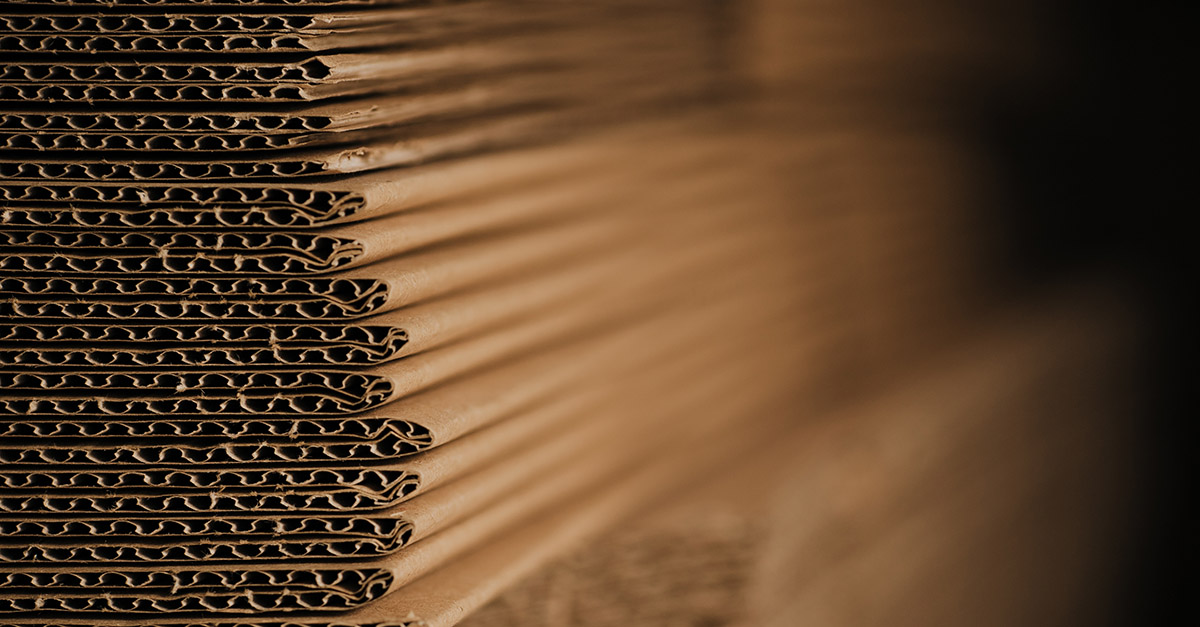 fanfold corrugated board